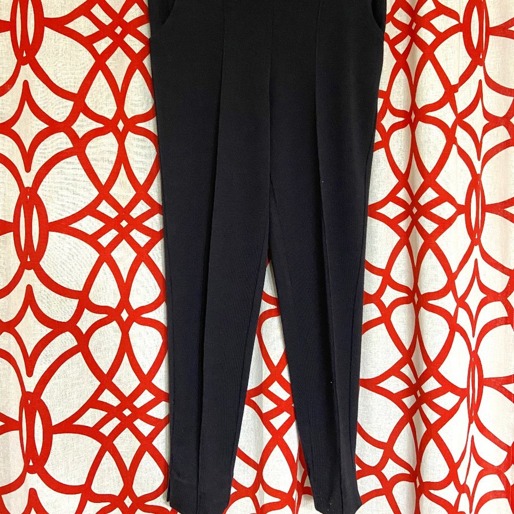 Black Wool Pants with lined pockets!